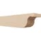 Ekena Millwork 6in. W x 6in. H x 24in. L Del Monte Woodgrain TimberThane Rafter Tail, Primed Tan RFTUR06X06X24DELRCPR - alternate 1